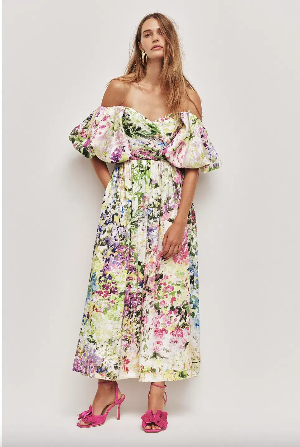 AJE ADINA floral midi dress. Size Au 14 - Image 1