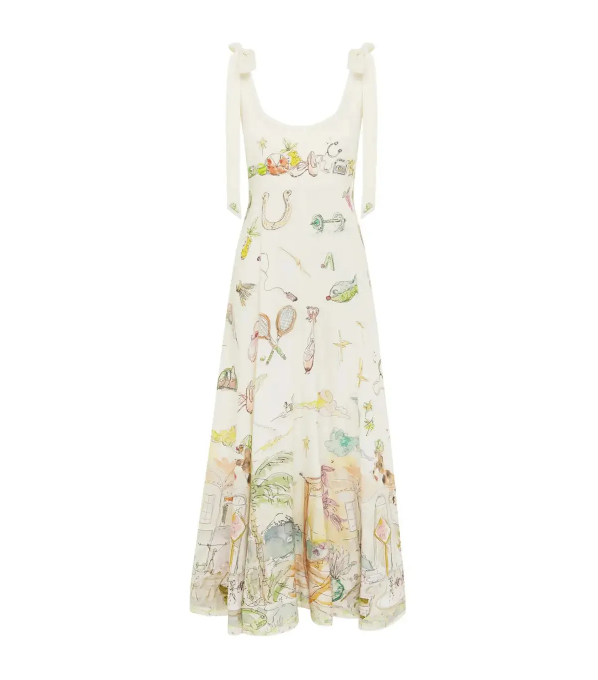 Alémais Anouk Ballet Sundress Print Size AU 4 - Image 4