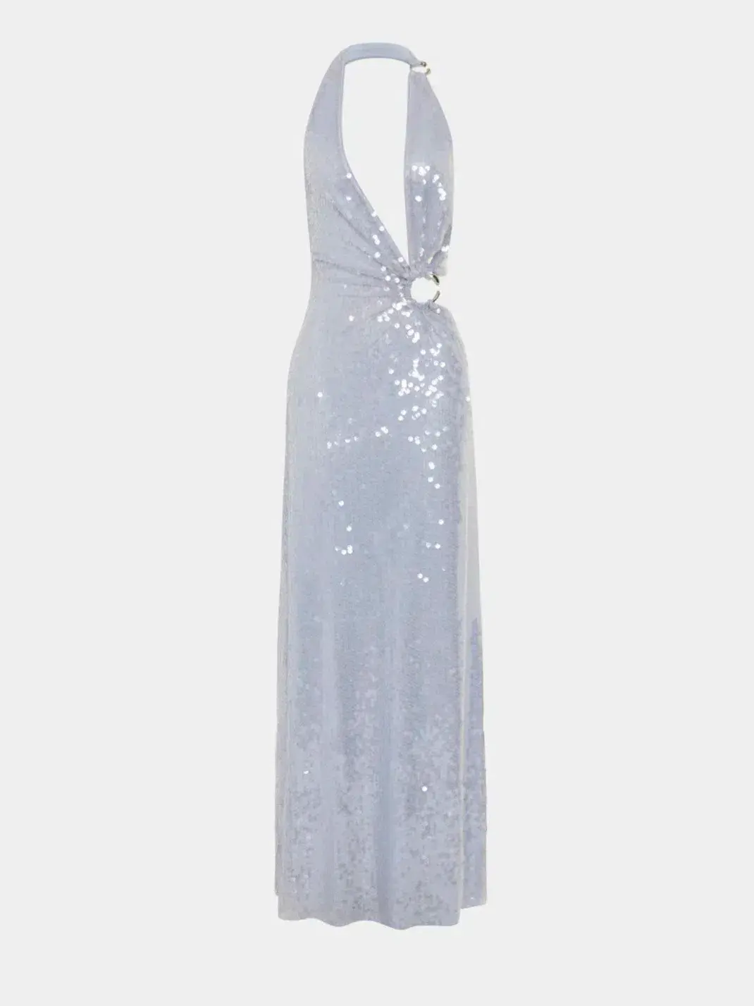 MISHA Devon Sequin Dress Cloud Blue Size S/AU8 - Image 5