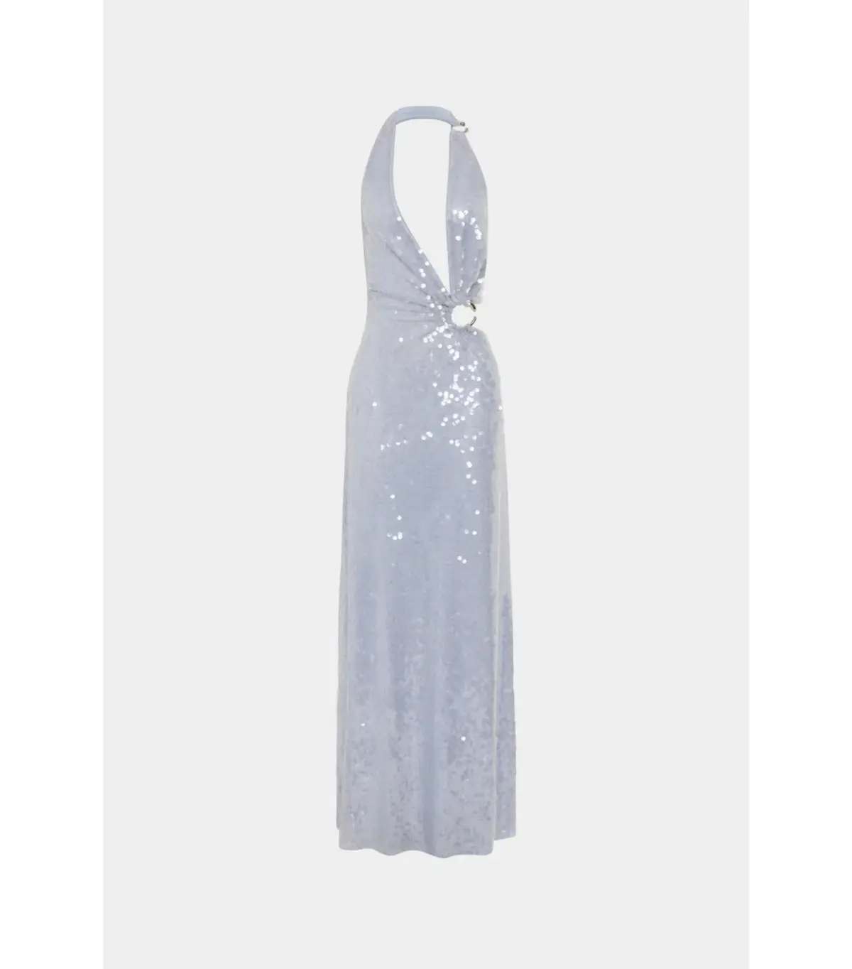 MISHA Devon Sequin Maxi Dress Cloud Blue Size S / AU 8  - Image 5