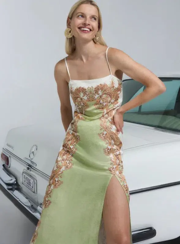 Antipodean Torrent Side Split Dress Size 12 - Image 3