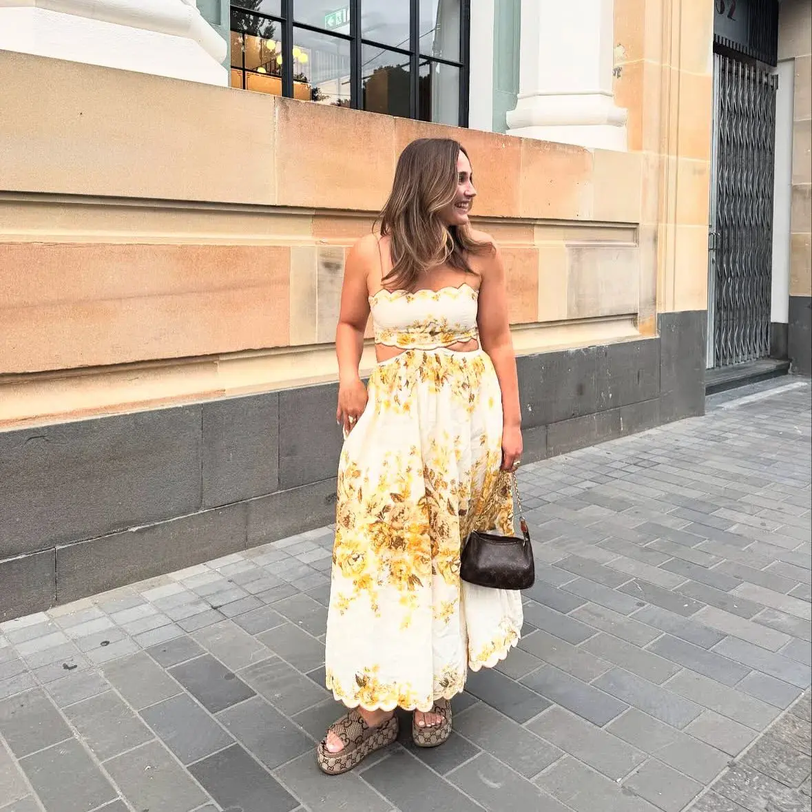 Zimmermann Aliane Scallop Midi Dress Size 2 / AU 12 - Image 4