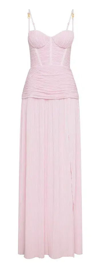 Manning Cartell Double Time Pleat Maxi Dress Hydrangea Size 4 - Image 2