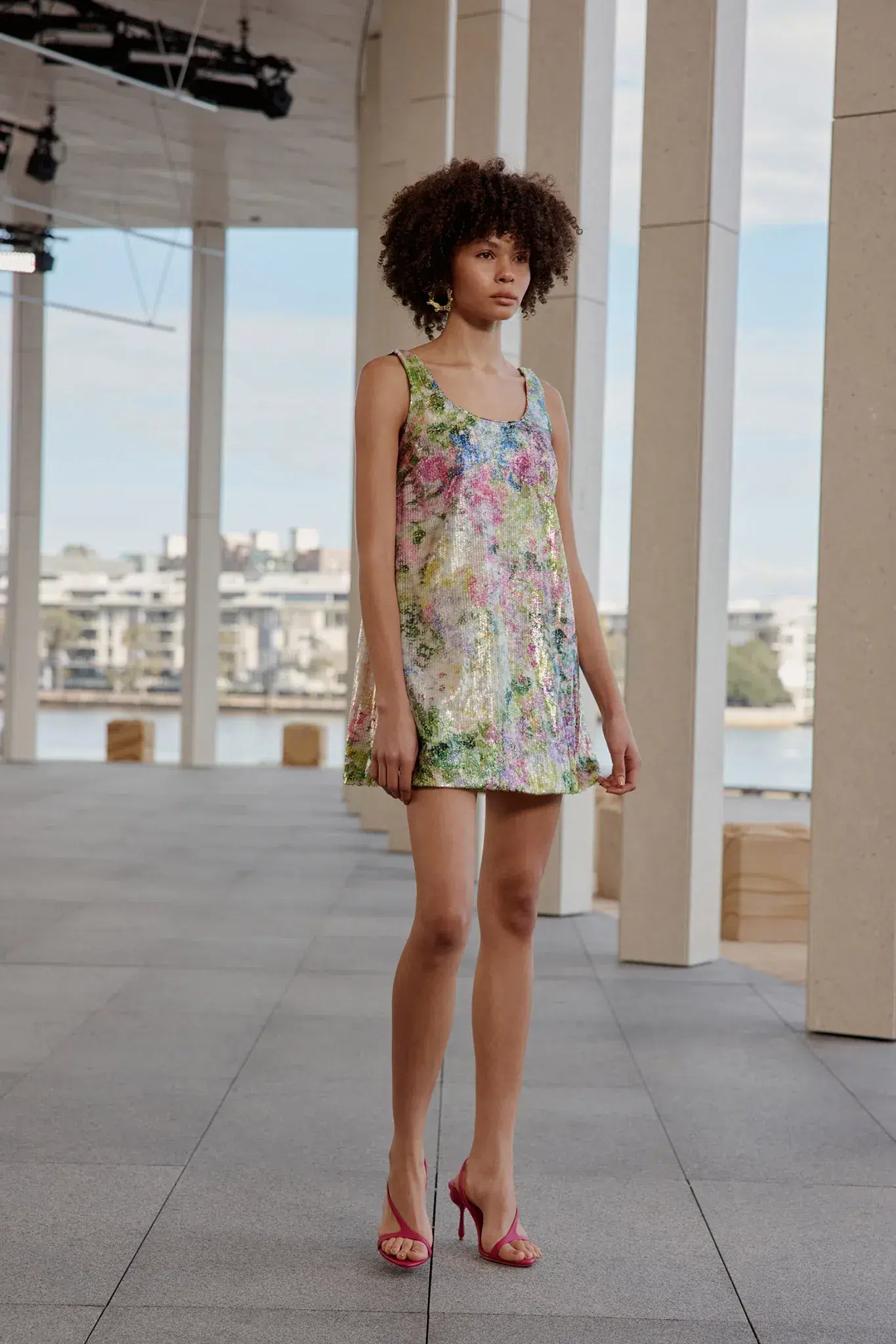 Aje Dahlia Mini Dress Lavandula Size 10 - Image 1