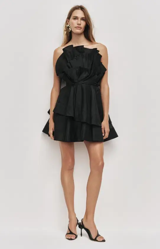 AJE Selestia Mini Dress Black Size 6 - Image 1