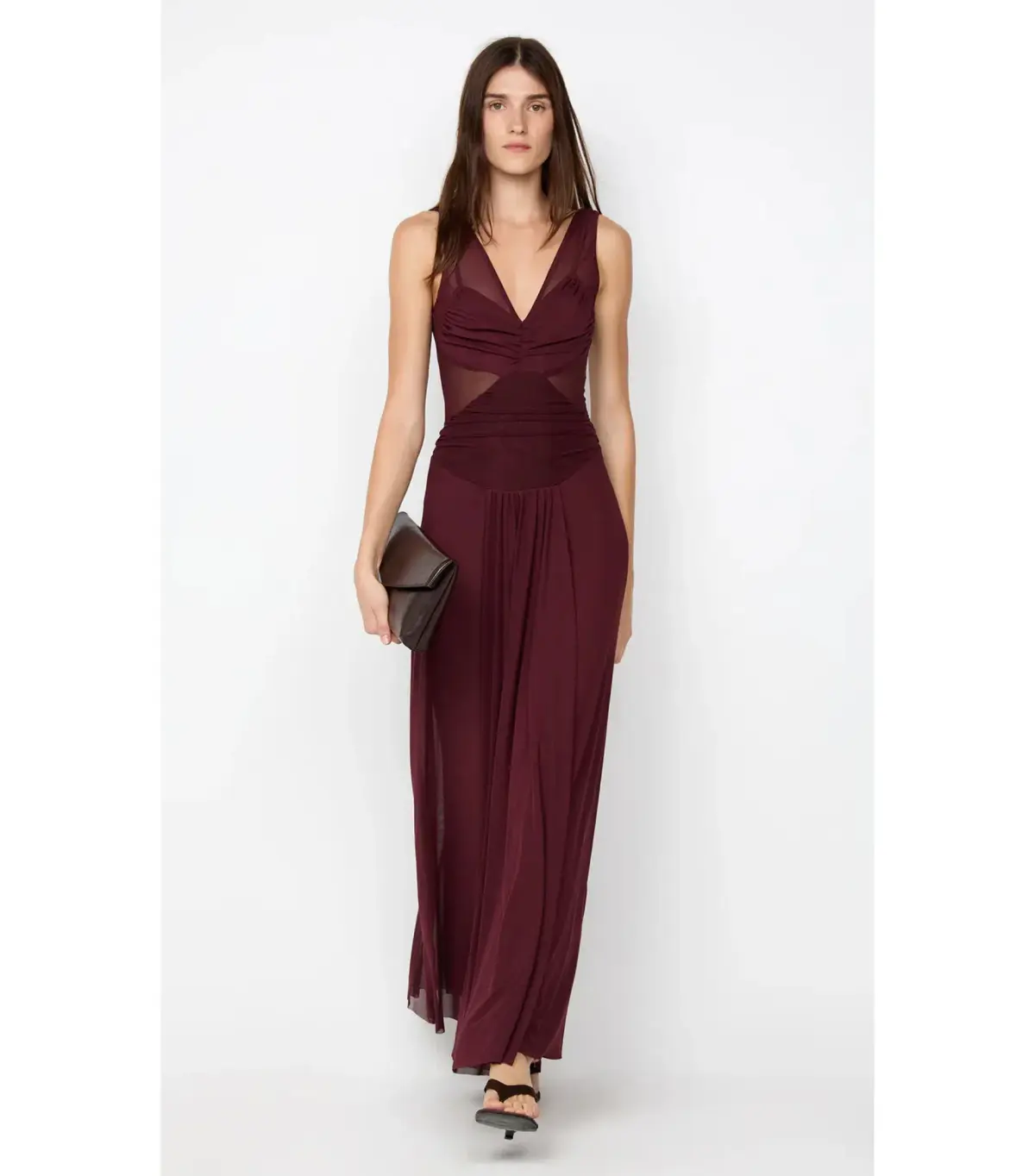 Bec & Bridge Jimena Maxi Dress Plum Size AU 8  - Image 1