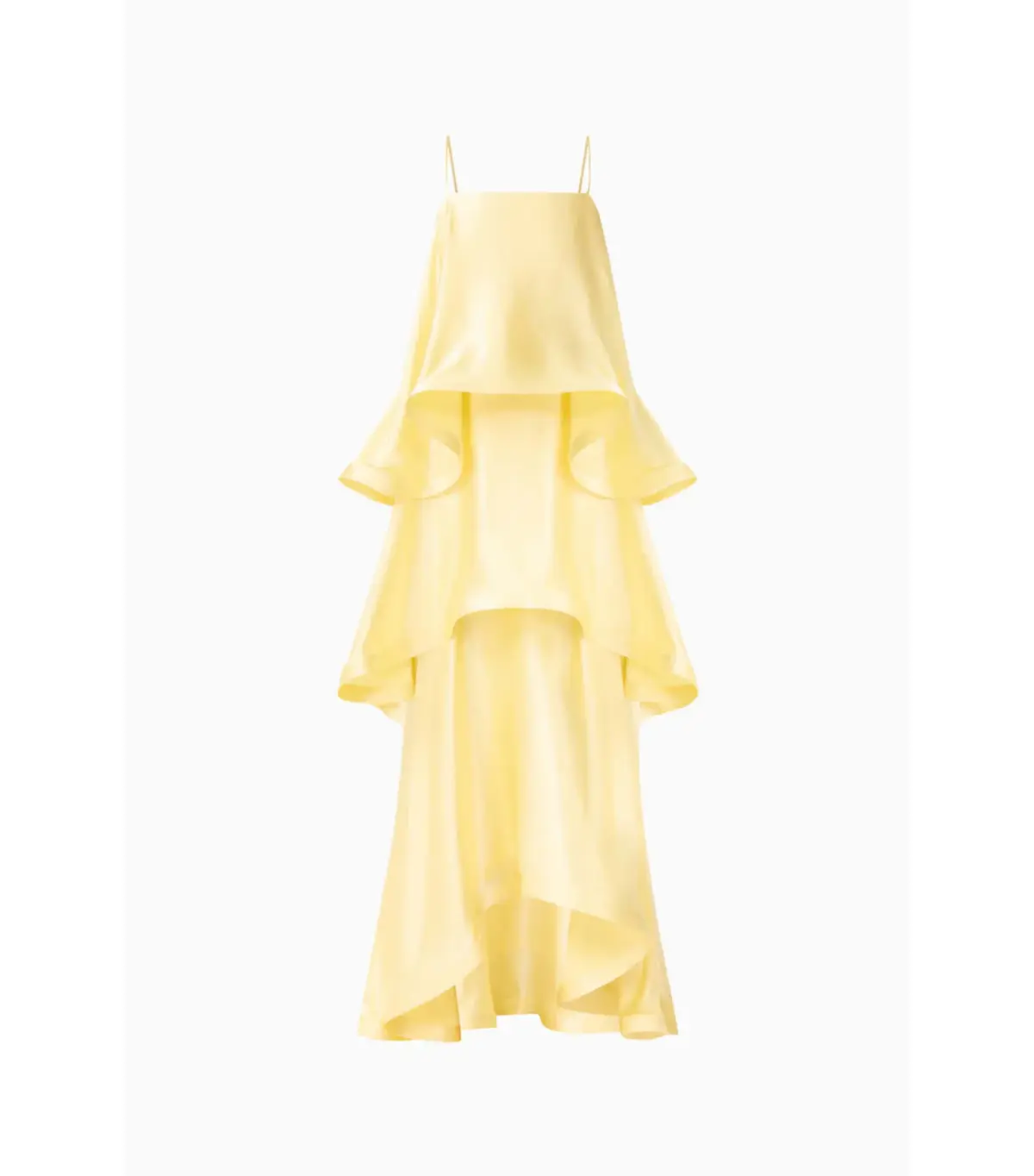 Elliatt Tilly Tiered Maxi Dress Butter Yellow Size AU 14   - Image 5