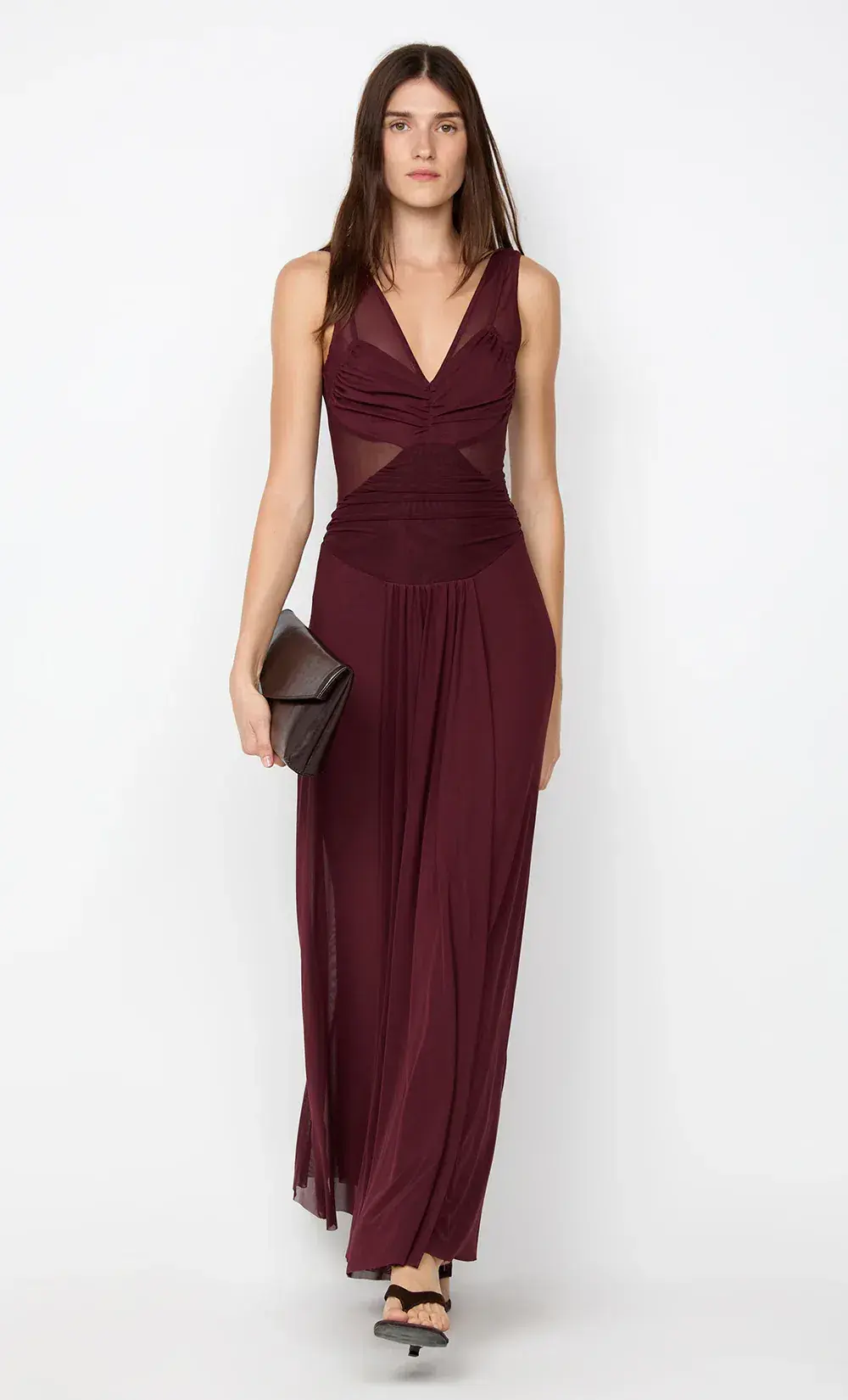 Bec & Bridge JIMENA MAXI DRESS Plum Size 10 - Image 1