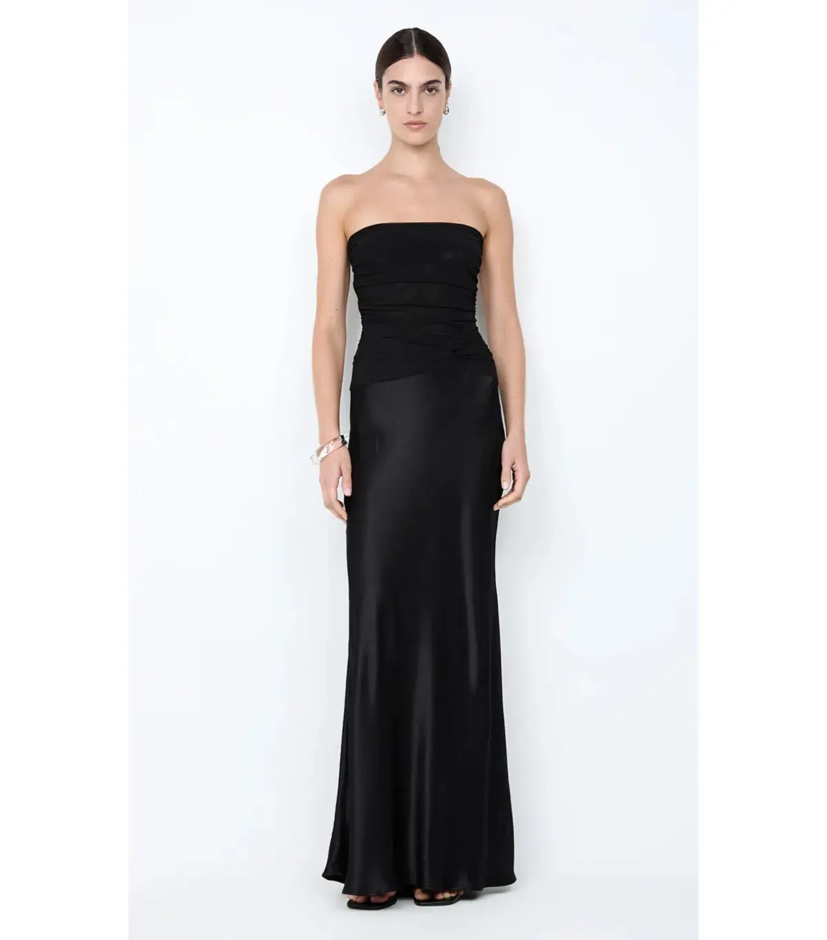 Bec & Bridge Millah Strapless Maxi Dress Black Size AU 6 - Image 1