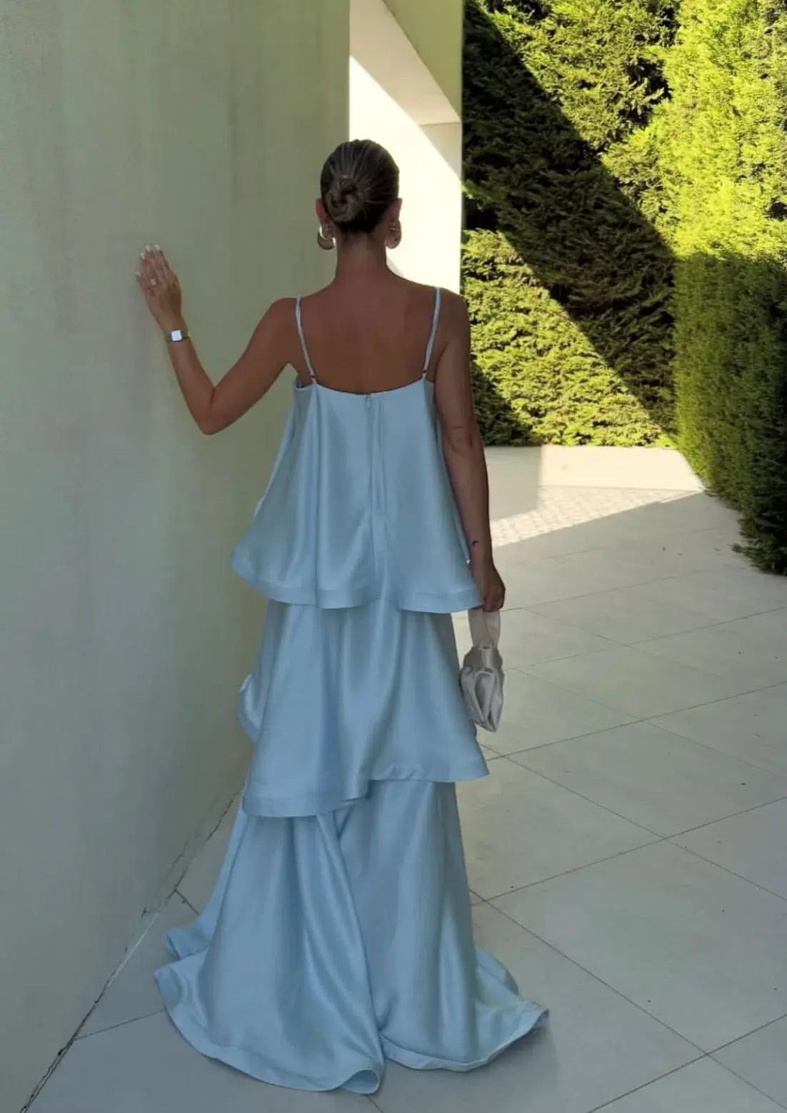 Elliatt Tilly Tiered Maxi Dress size 6 Blue - Image 2