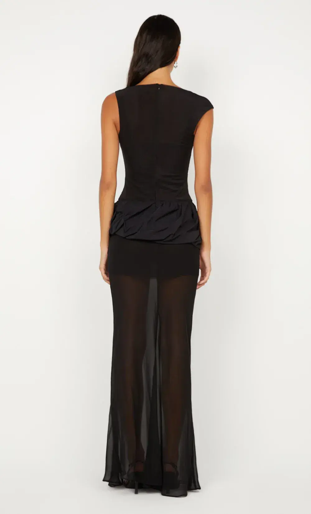 Bec & Bridge IDA BUBBLE MAXI DRESS BLACK Size 8 - Image 2