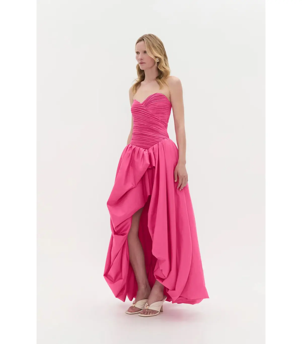 Aje Estelle Maxi Gown Cerise Pink Size AU 6   - Image 2