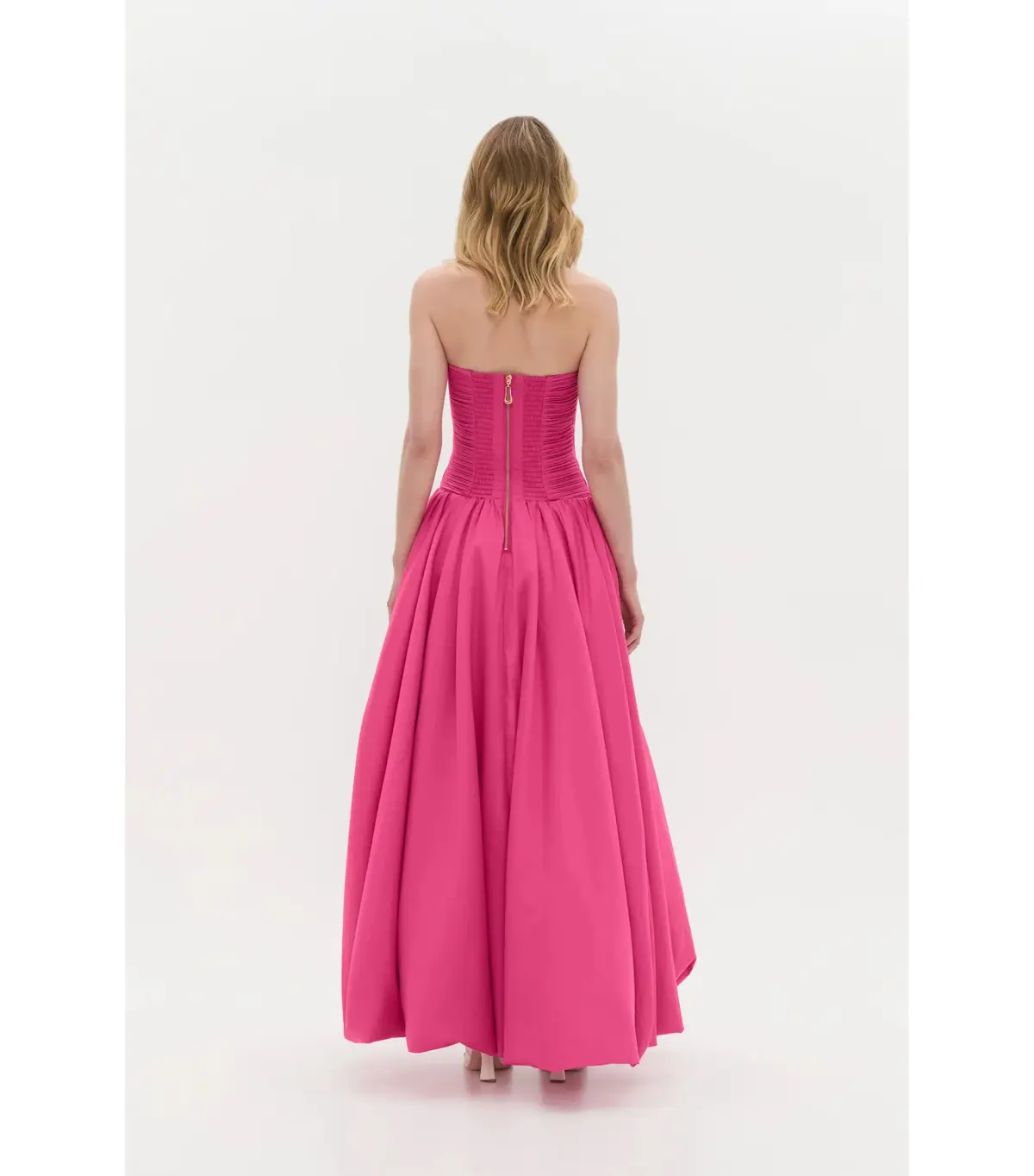 Aje Estelle Maxi Gown Cerise Pink Size AU 6   - Image 4