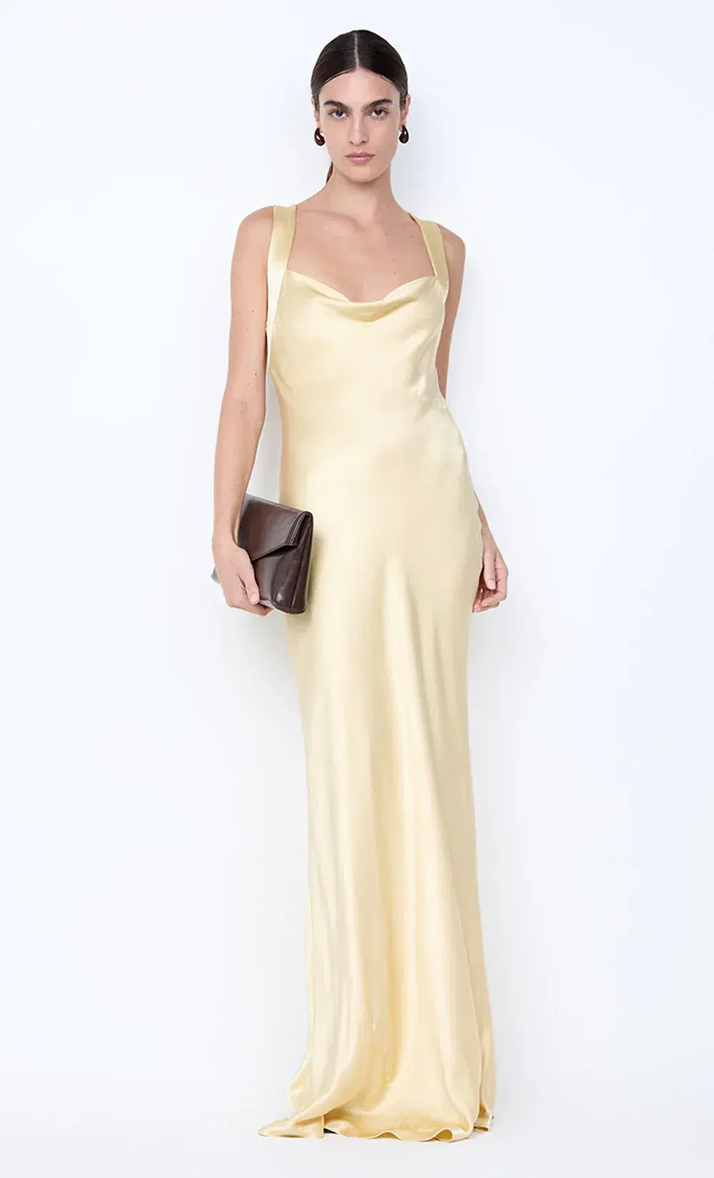 Bec & Bridge GIA HALTER MAXI DRESS Wheat Size 12 - Image 1