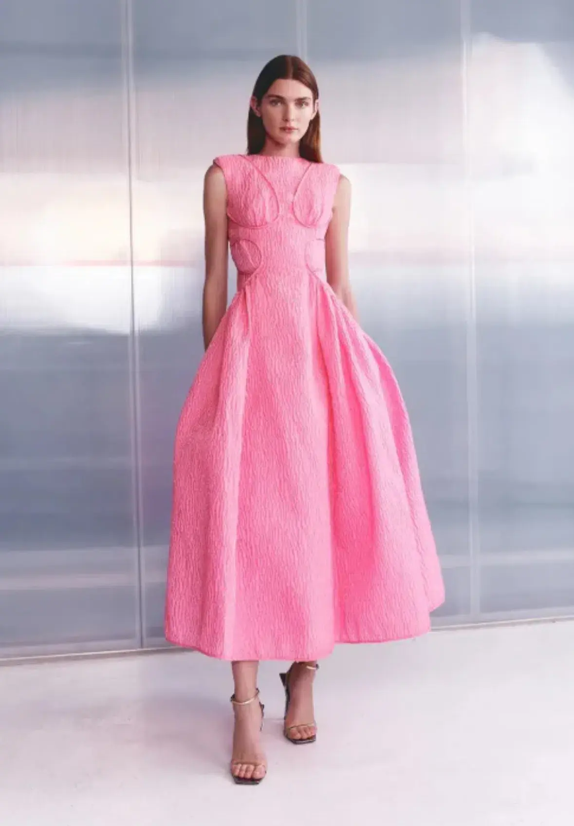 Rachel Gilbert Celia Dress Pink Size au 2 - Image 1