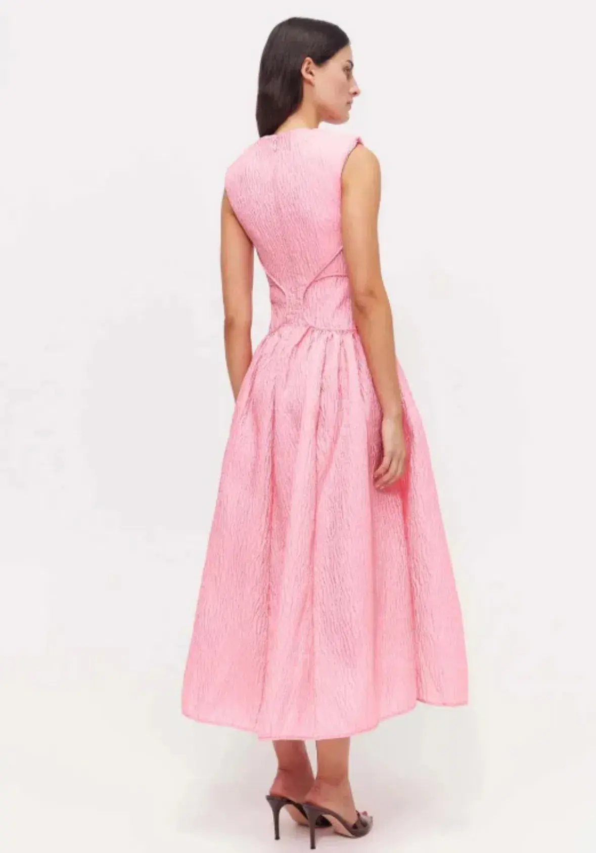 Rachel Gilbert Celia Dress Pink Size au 2 - Image 3