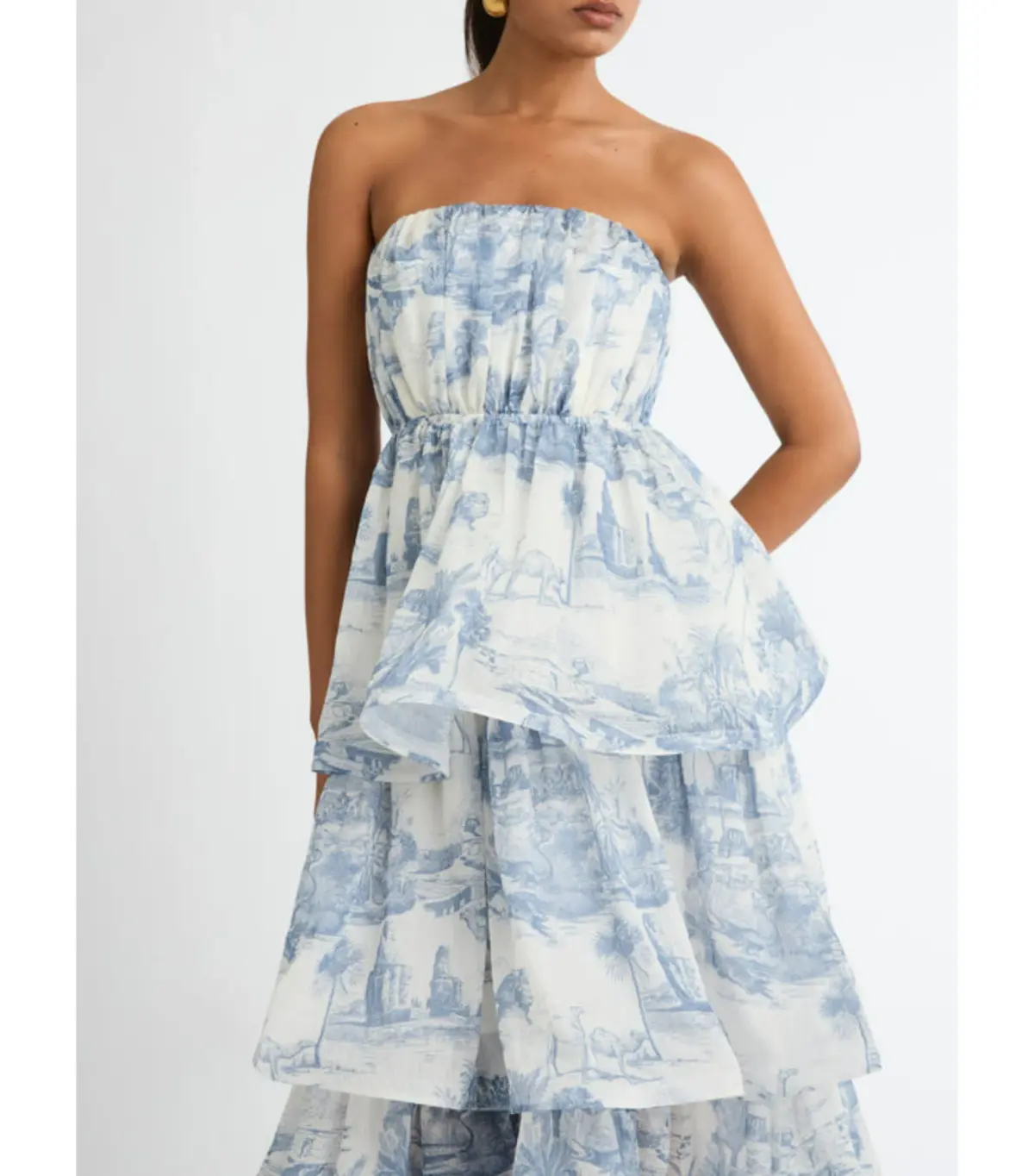 Sheike Sanctuary Midi Dress Print Size AU 6 - Image 2