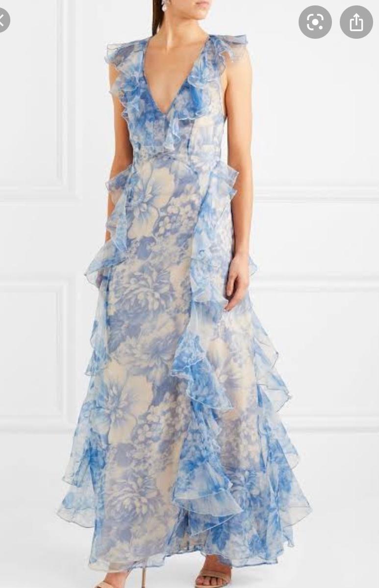 Alice McCall Oh My Goddess Ocean Blue Dress Size 6 - Image 1