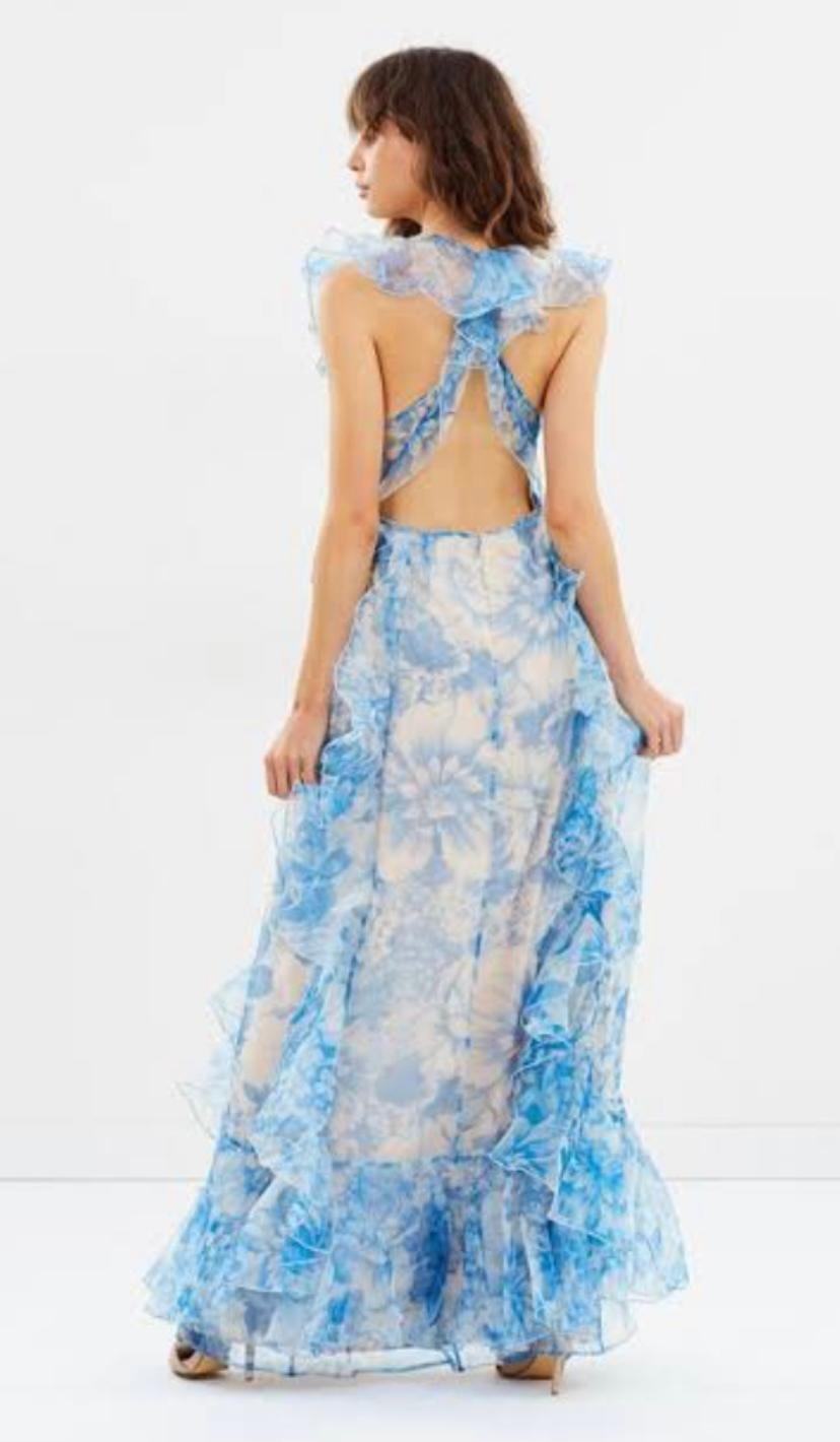 Alice McCall Oh My Goddess Ocean Blue Dress Size 6 - Image 2