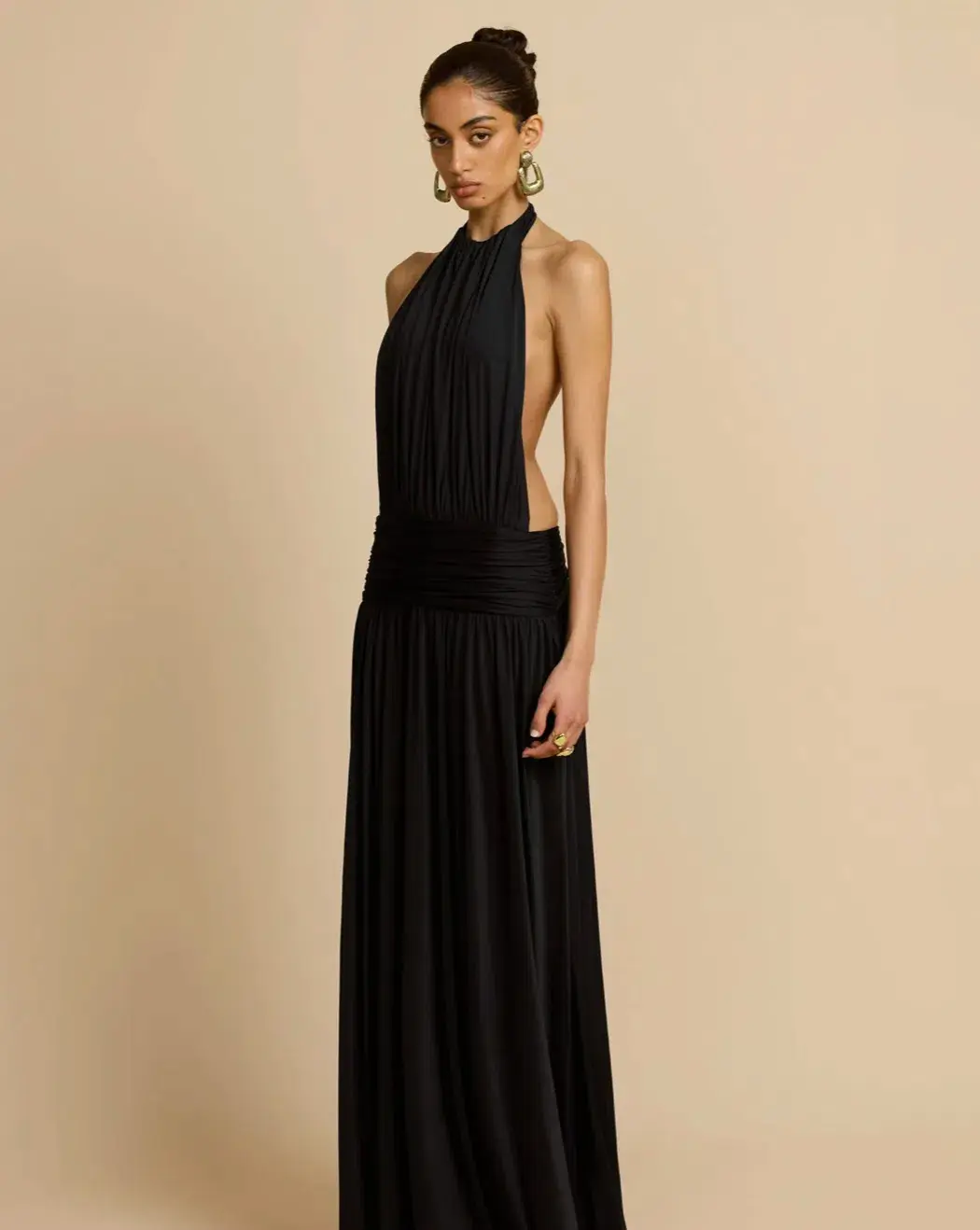 SANTINA DRESS BLACK - Image 1