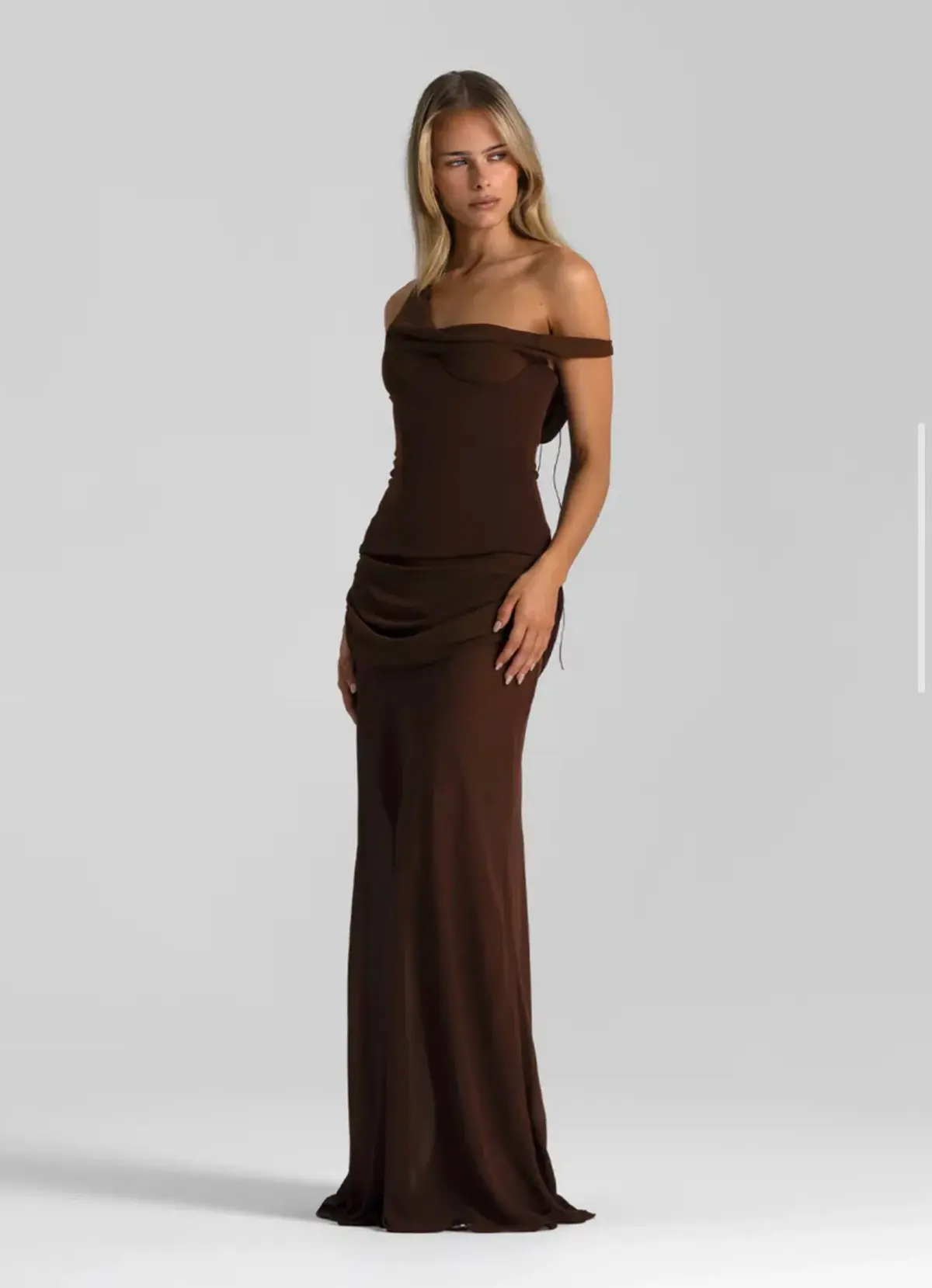 Natalie Rolt Cadence Maxi in Espresso Chocolate Size 0/ AU 6 - Image 7