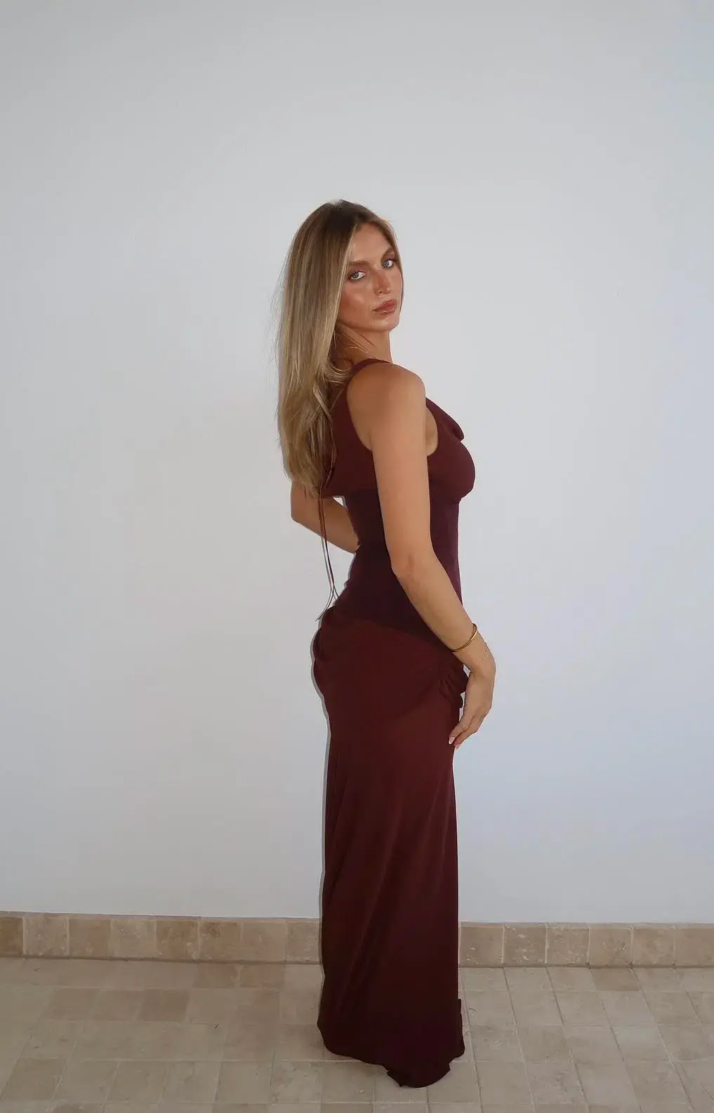 Natalie Rolt Cadence Maxi in Espresso Chocolate Size 0/ AU 6 - Image 3