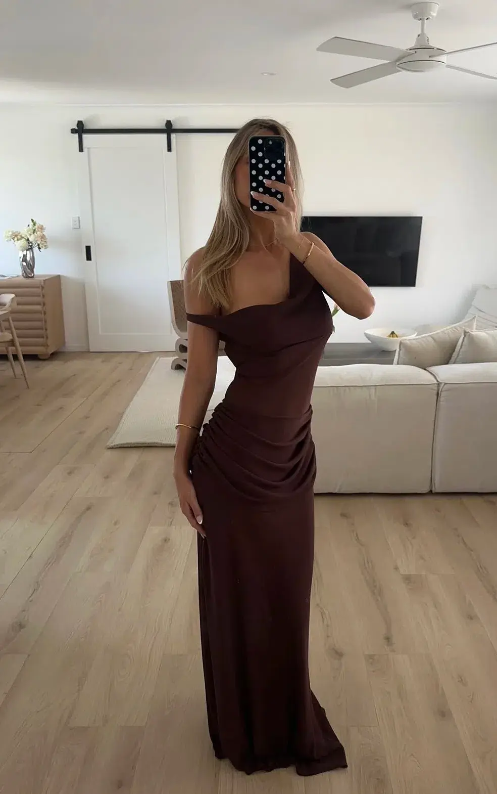 Natalie Rolt Cadence Maxi in Espresso Chocolate Size 1/ AU 8 - Image 3