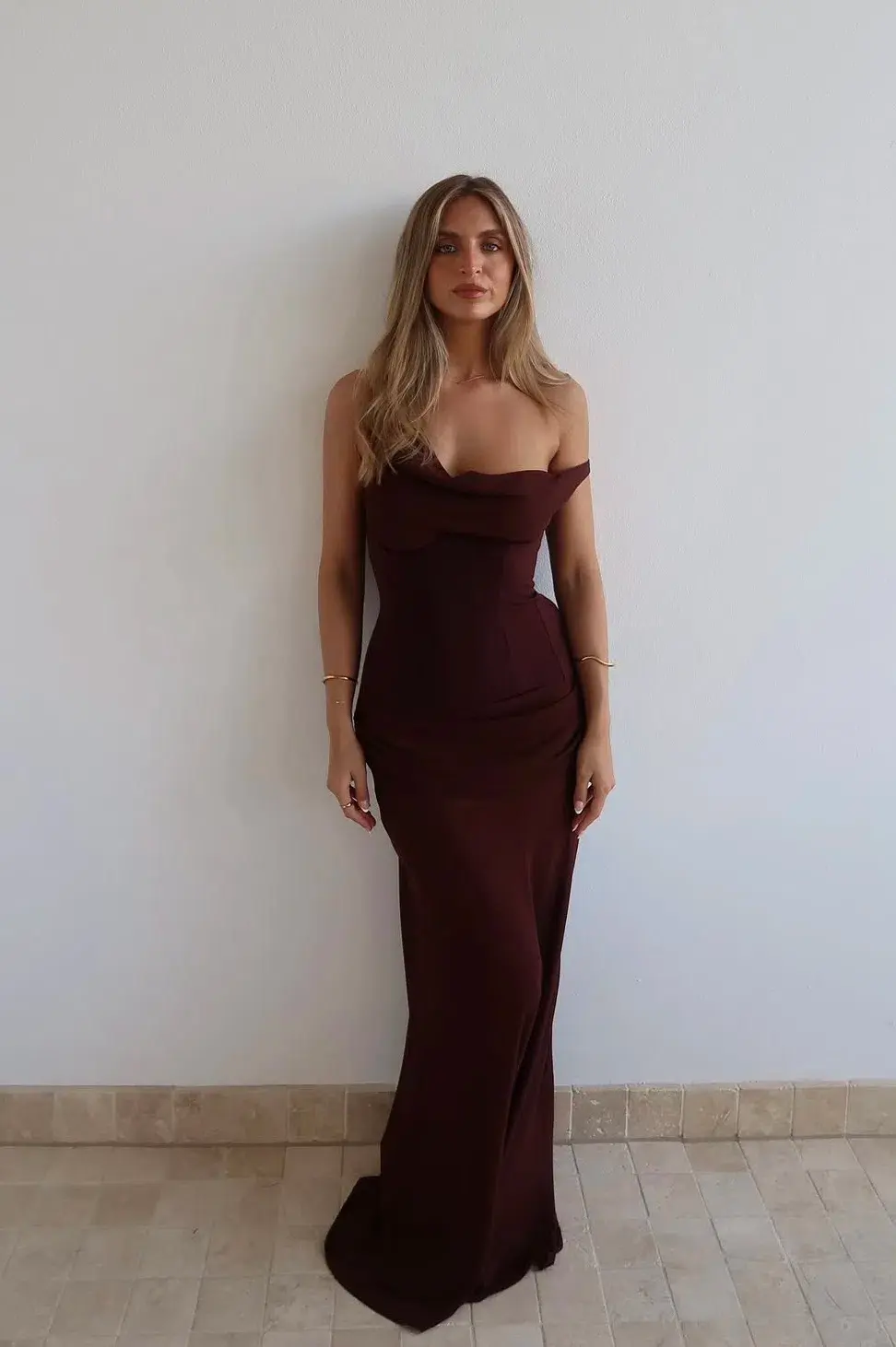 Natalie Rolt Cadence Maxi in Espresso Chocolate Size 1/ AU 8 - Image 2