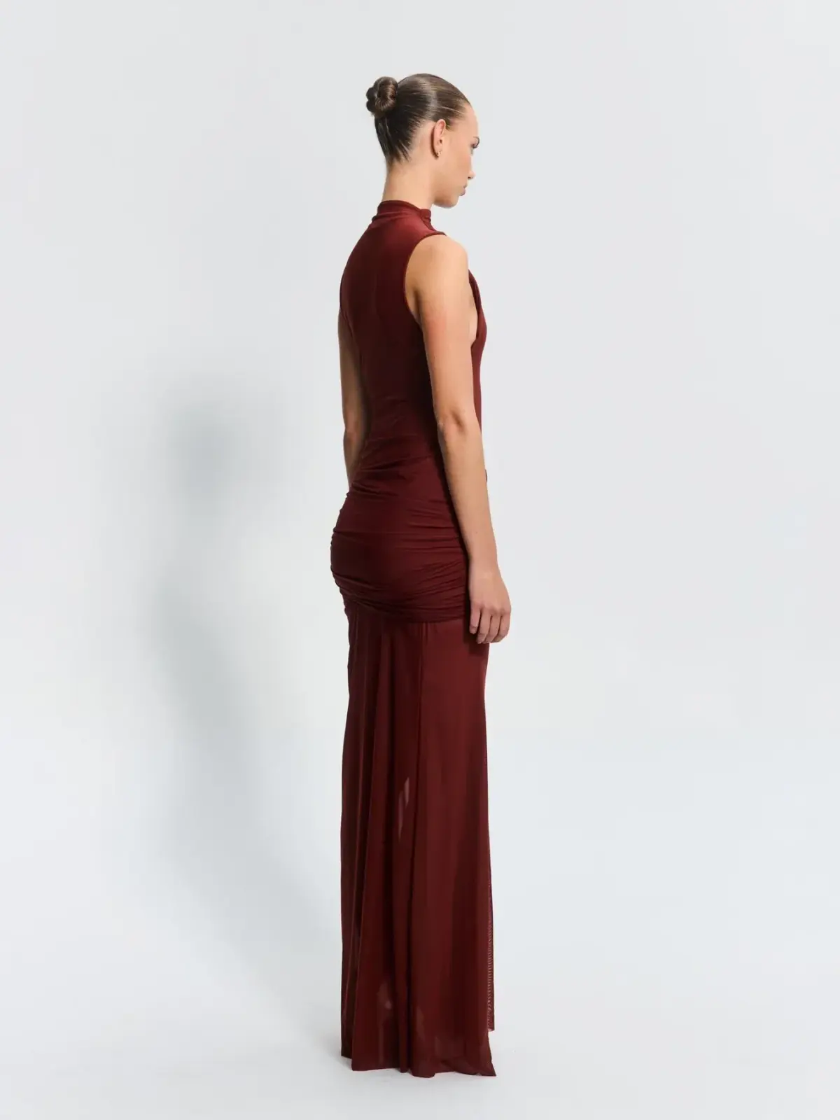 Effie Kats Roza Maxi Dress - Rust Size XS - Image 2