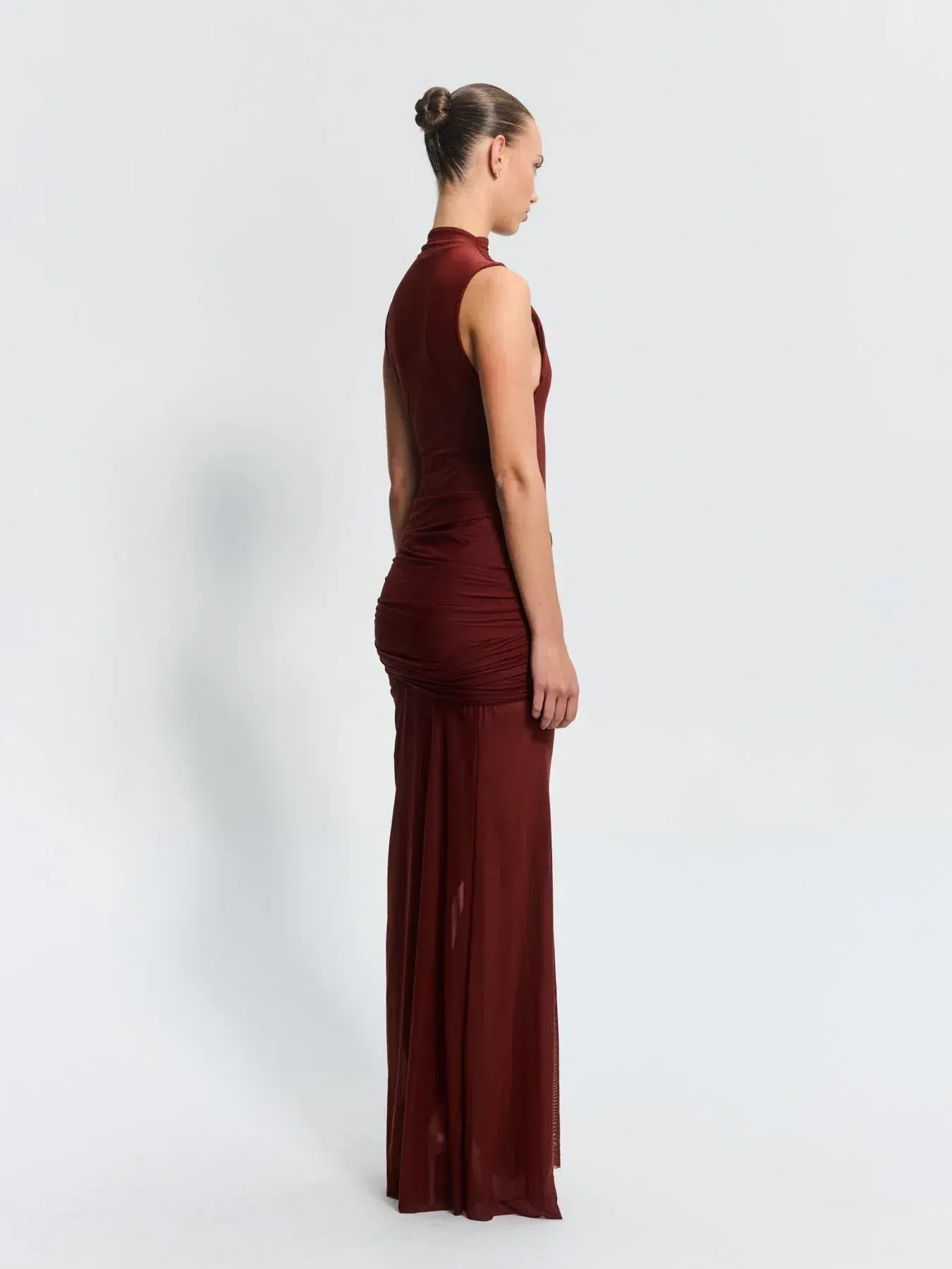 Effie Kats Roza Maxi Dress - Rust Size XS - Image 2