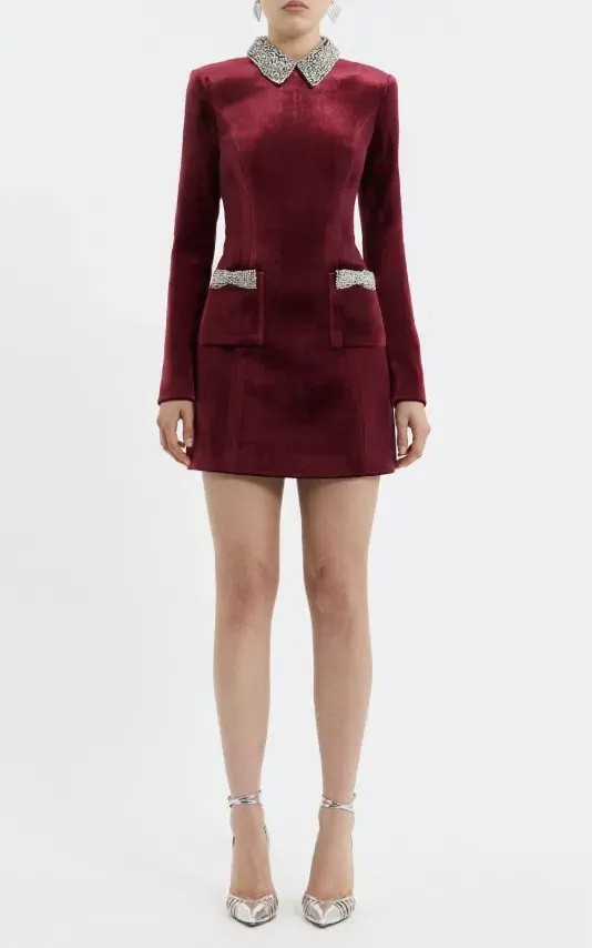 Rebecca Vallance Edwiena Long Sleeve Mini Dress Size 8 for rent on The Volte - main image
