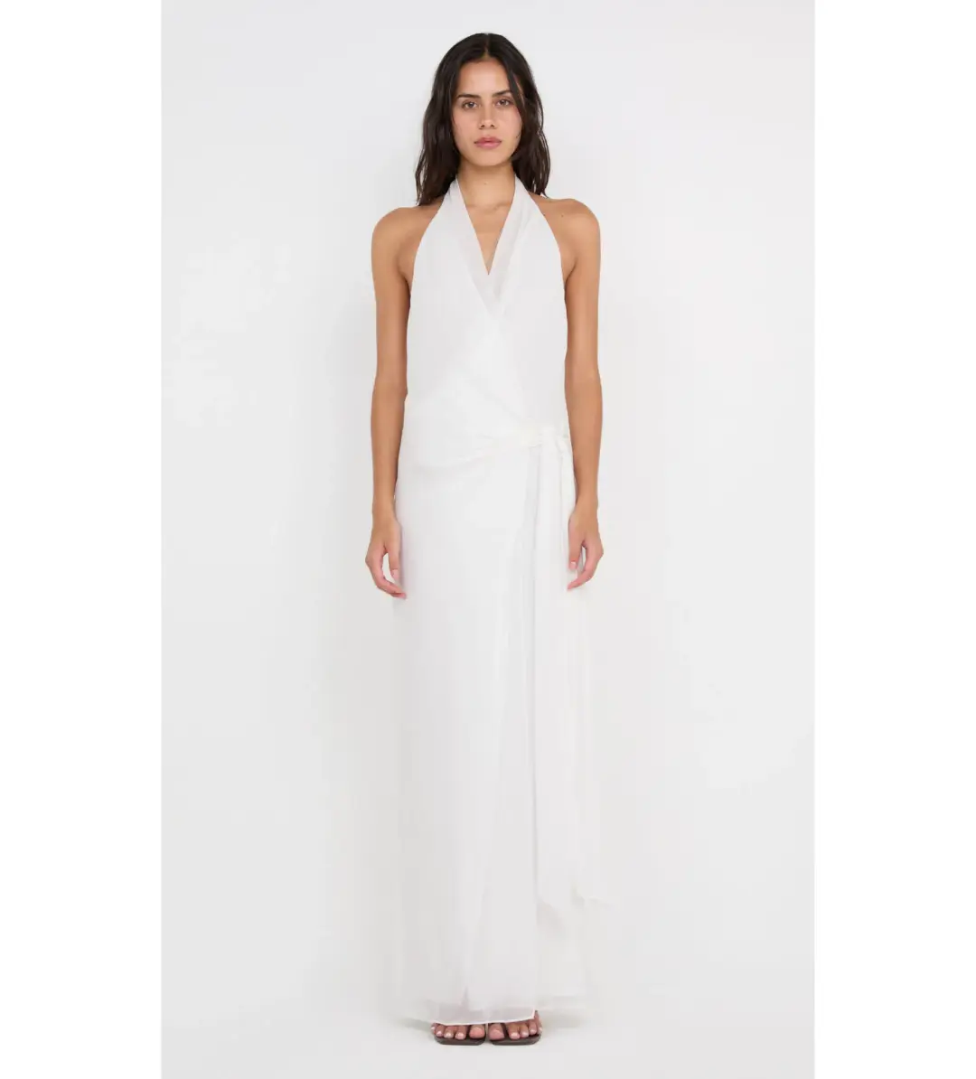 Bec & Bridge Soneva Wrap Dress Ivory Size 6 for rent on The Volte - main image