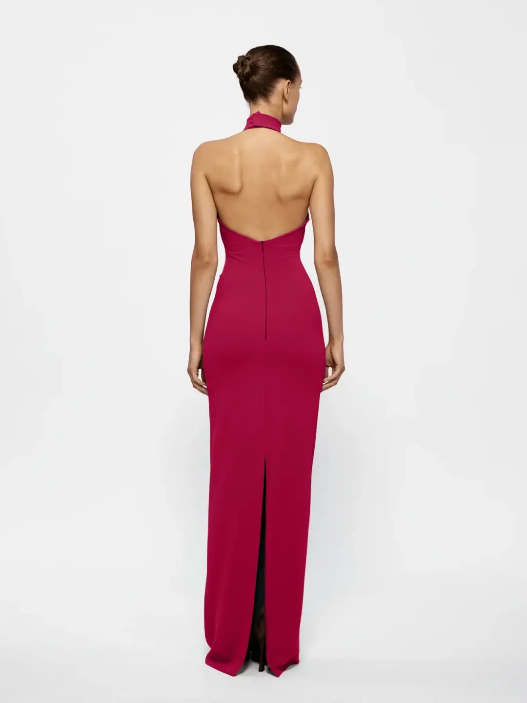 Effie Kats Rhi Gown - Raspberry Size S for rent on The Volte - main image