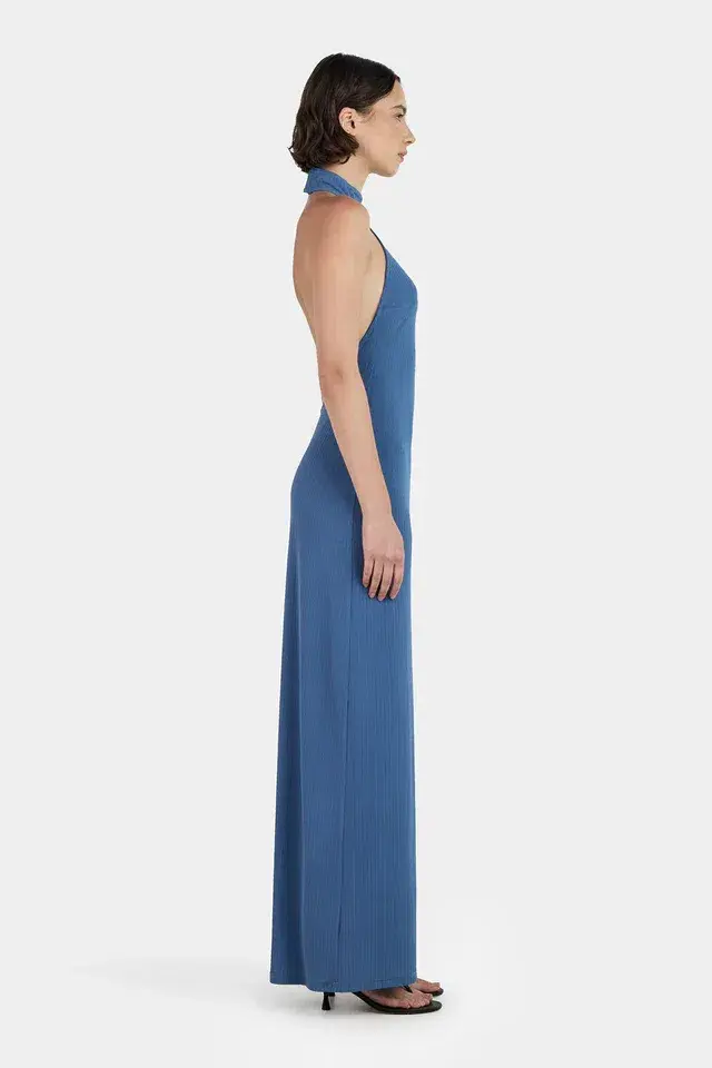 Turlington Maxi Dress in Blue - Image 2