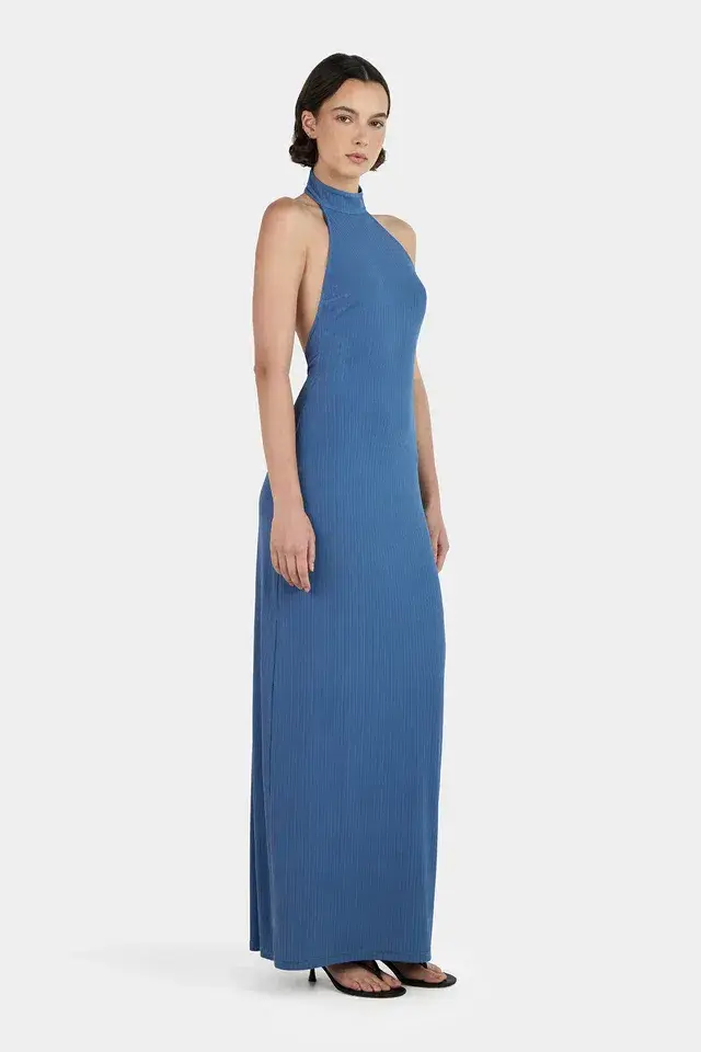 Turlington Maxi Dress in Blue - Image 1