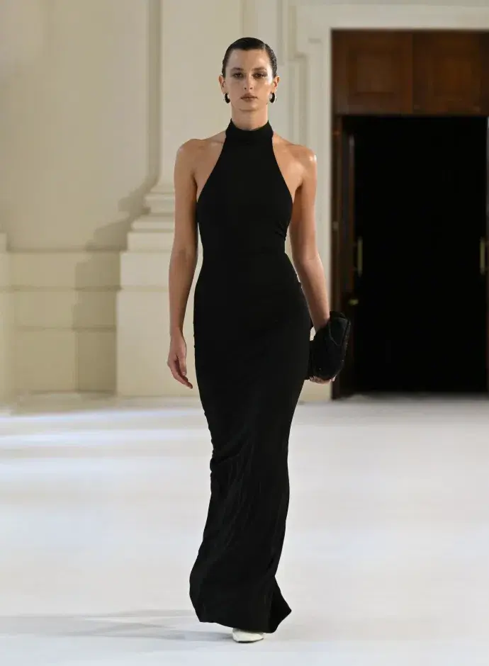 Effie Kats Rhi Gown - Black Size XS for rent on The Volte - main image