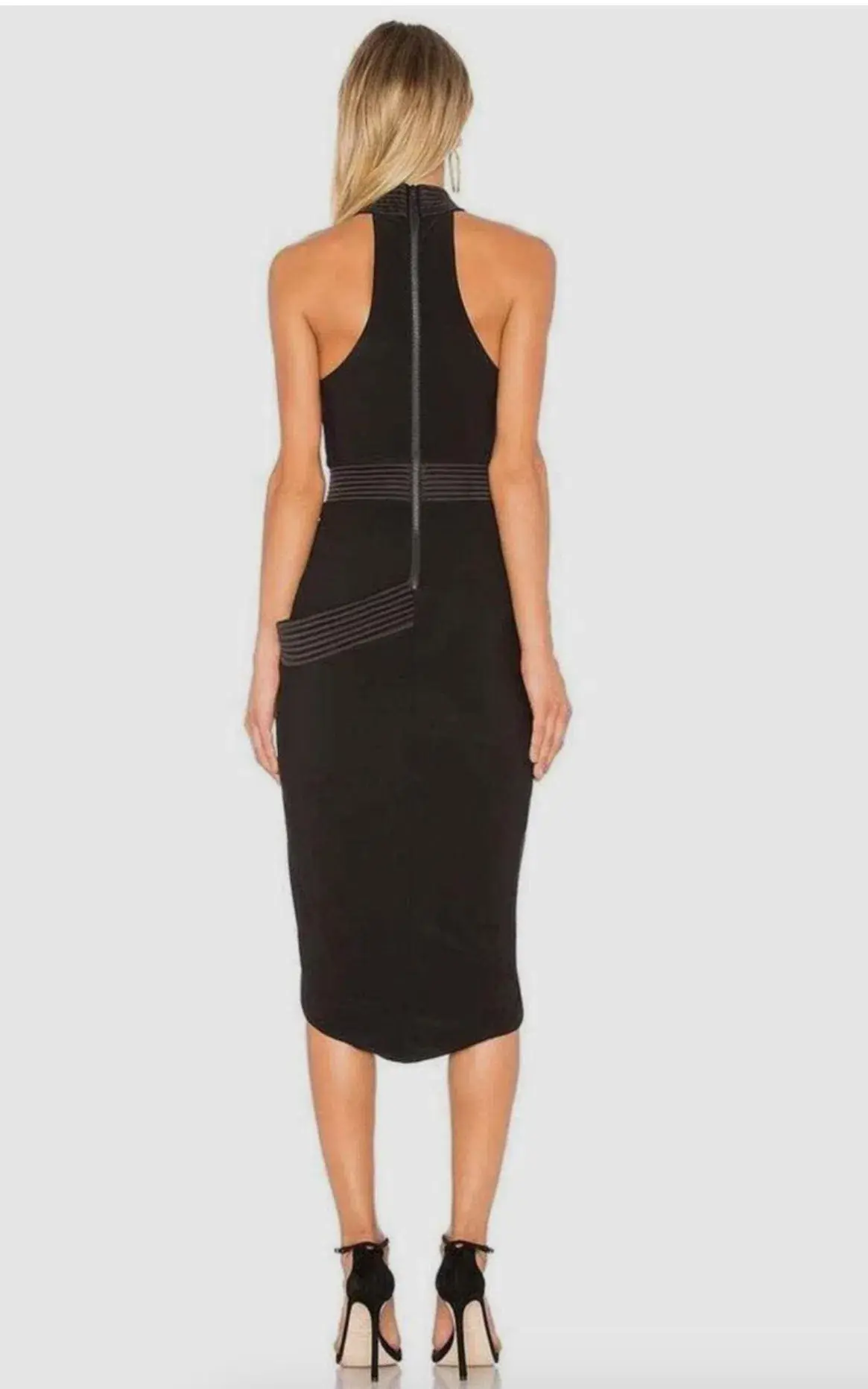 Zhivago Miracle Dress Midi Black Size AU 12 - Image 3