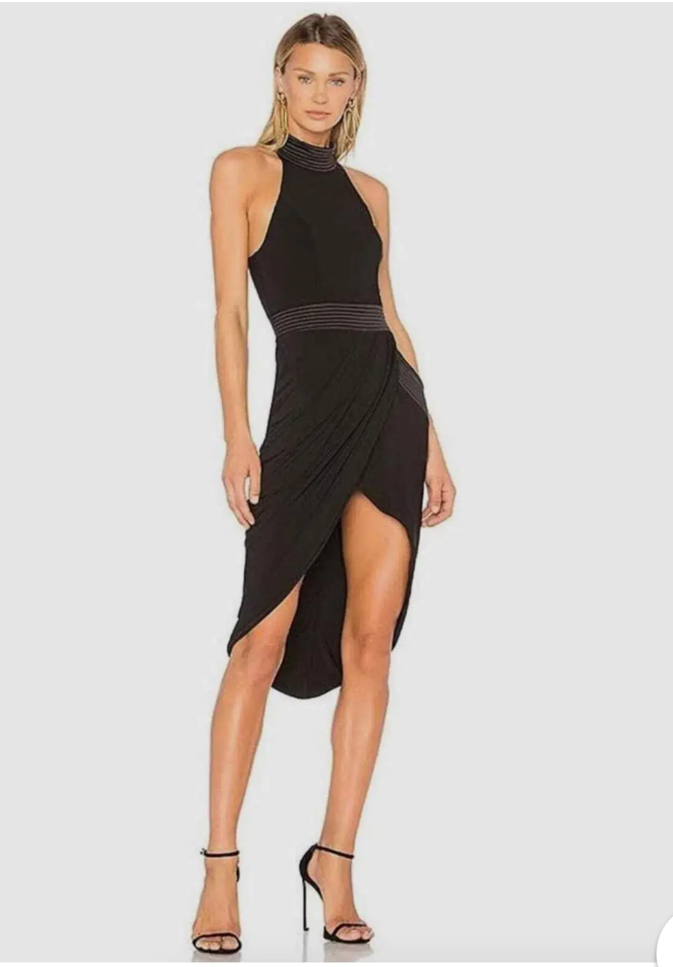Zhivago Miracle Dress Midi Black Size AU 12 - Image 1