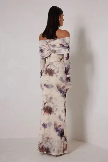 ELLE ZEITOUNE PAIGE WATERCOLOUR BLOOM / SIZE 10 - Image 2
