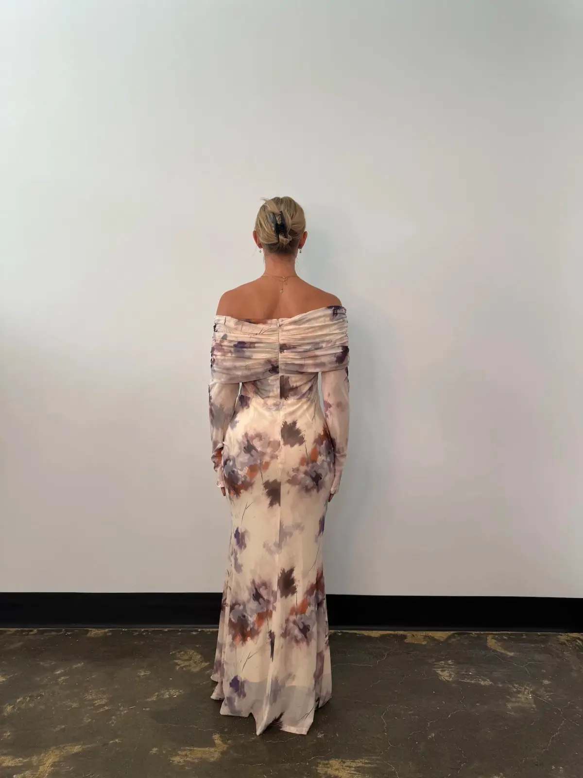 Elle Zeitoune Paige Watercolour Bloom Size 10 - Image 3
