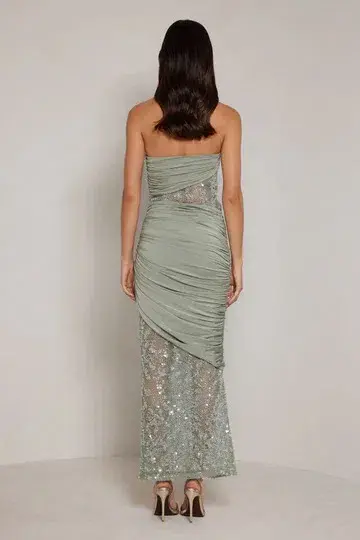 ELLE ZEITOUNE JOURNEE MAXI / SAGE / SIZE 12 - Image 2