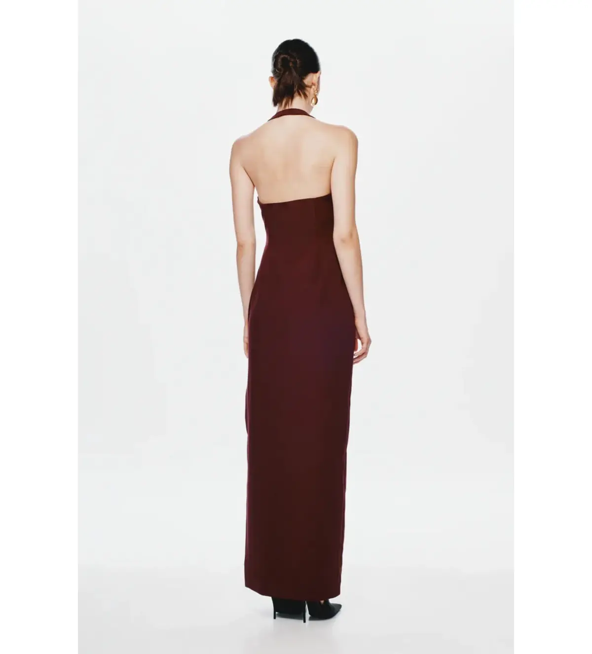 Misha Collection Alusia Dress Burgundy Size 10  - Image 2