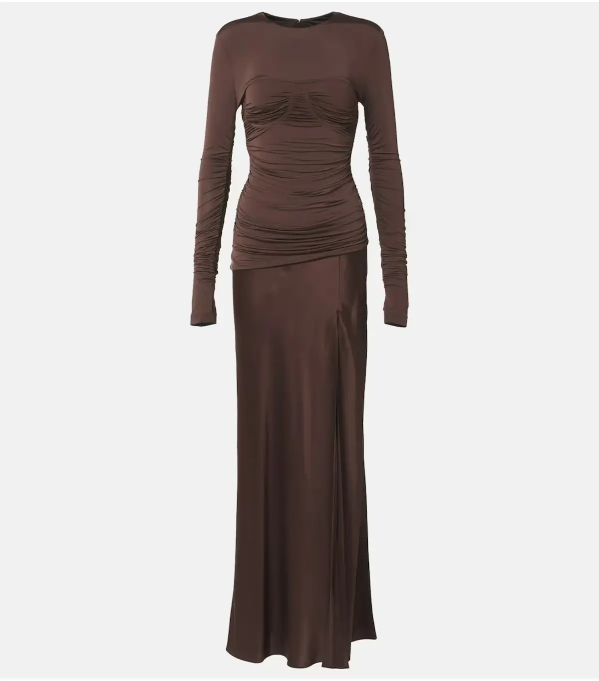 Sir the Label Alessia Draped Maxi Gown Brown Size 0 / AU 6  - Image 5