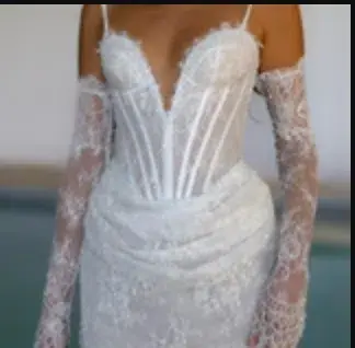 Rosie Etienne Celeste Bridal Mini Dress White Size AU 4 - Image 1