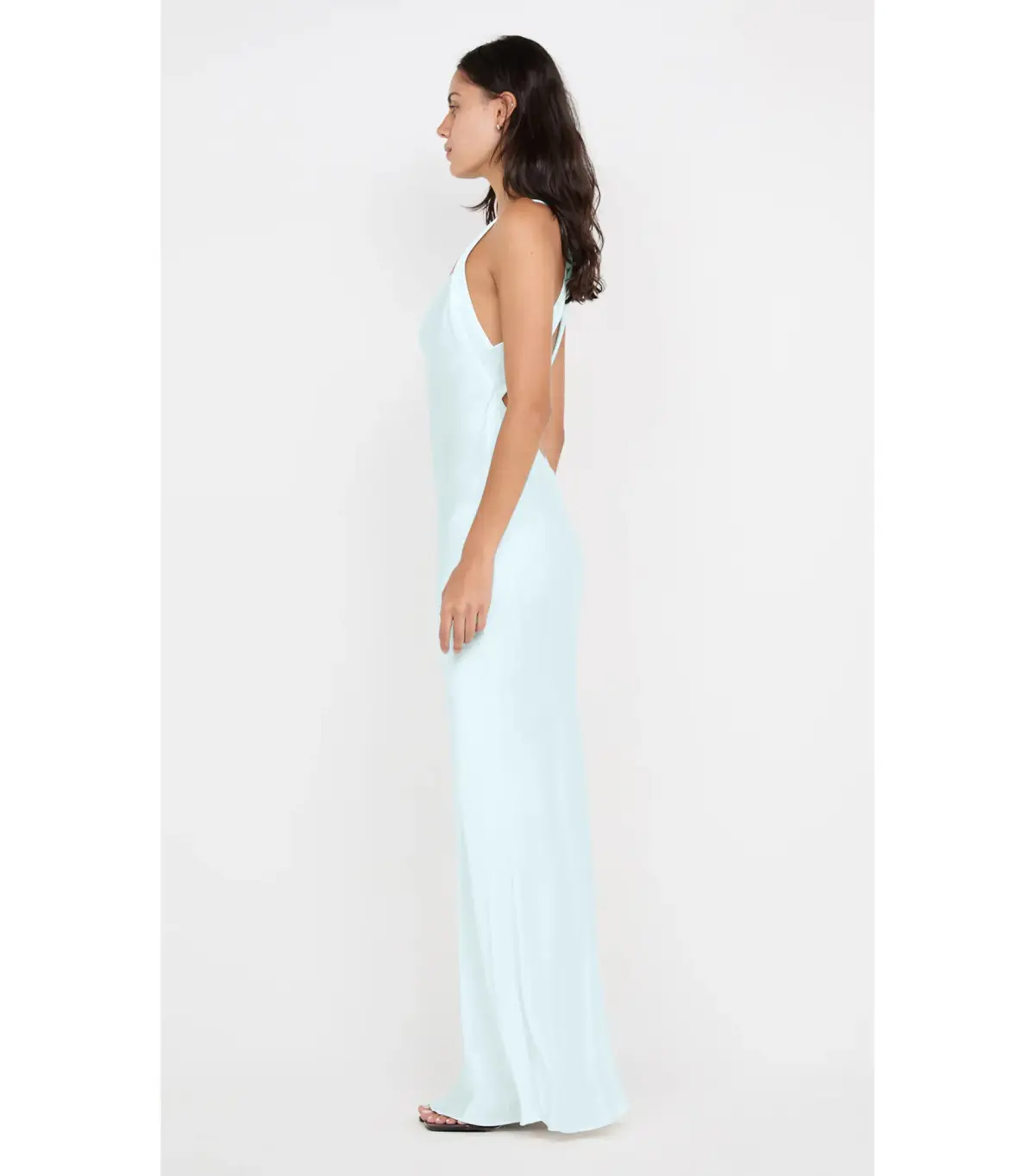 Bec & Bridge Gia Halter Maxi Dress Arctic Blue Size AU 8 - Image 2