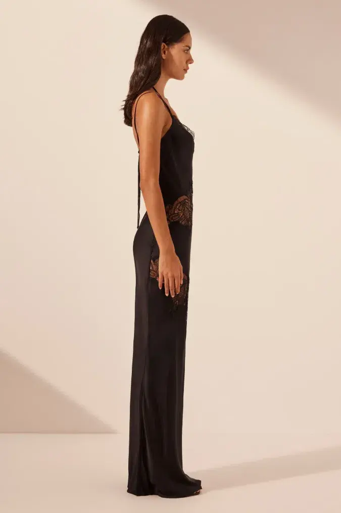 Shona Joy Jamila lace panelled maxi dress - Image 3