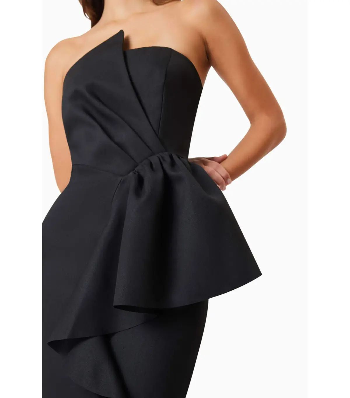 Elliatt Reception Midi Dress Black Size AU 12  - Image 4