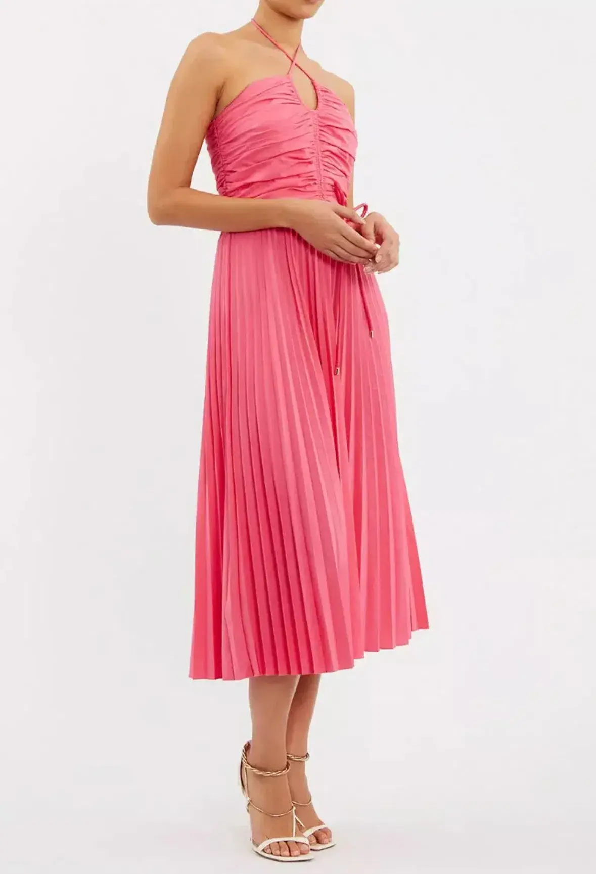 Rebecca Vallance Rosa Halter Dress Pink Size 14 - Image 5