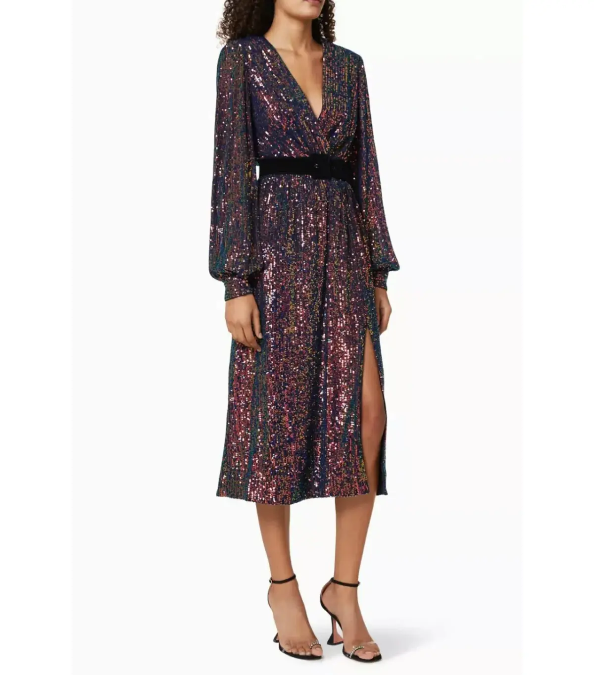 Rebecca Vallance Roxbury Midi Dress Sequin Size AU 14 - Image 2