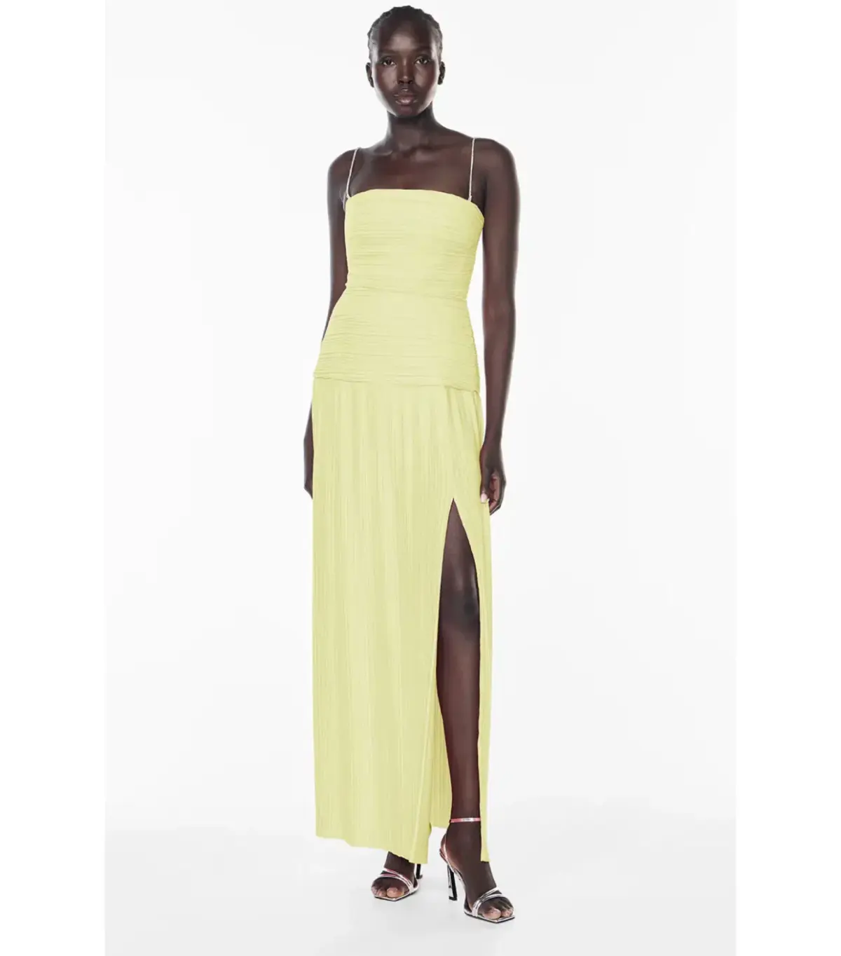 Manning Cartell Royal Debut Maxi Dress in Lemon Yellow AU 10  - Image 1